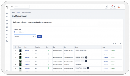 massive metadata population
